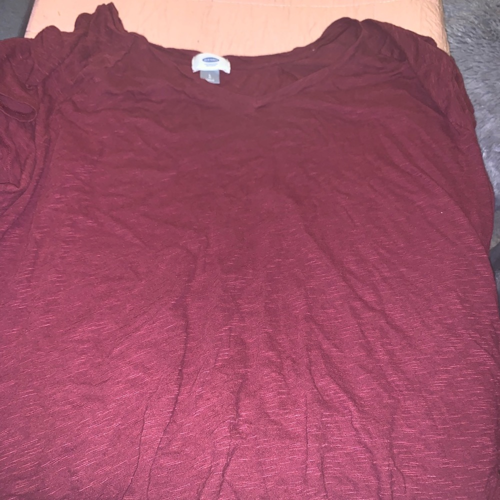 Maroon shirt